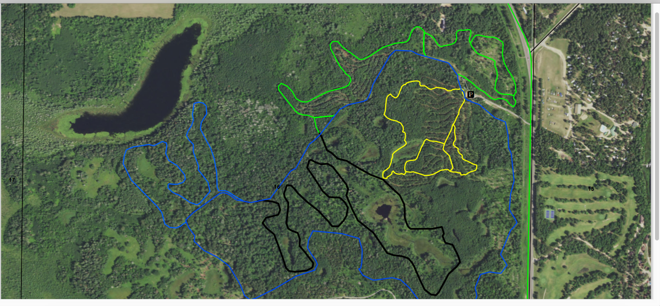 Brunswick Nature Park Trail Map Ski Trail Map Itascatur Outdoor Activity Club